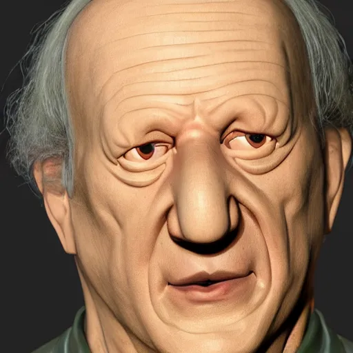 Image similar to bleary eyed werner herzog as a funko pop. 3 d render, 8 k, corona renderer, ray tracing