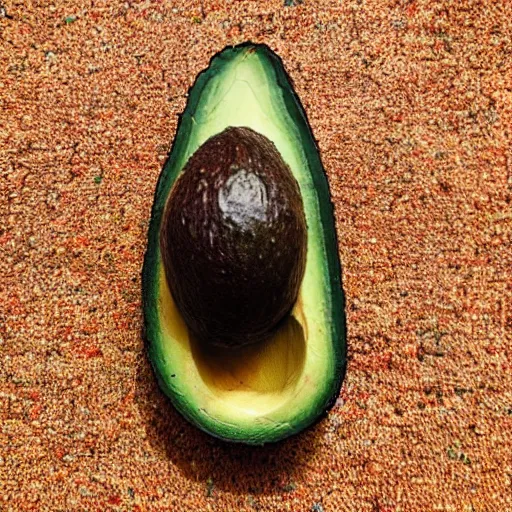 Image similar to avocado that looks like kanye, red carpet photography