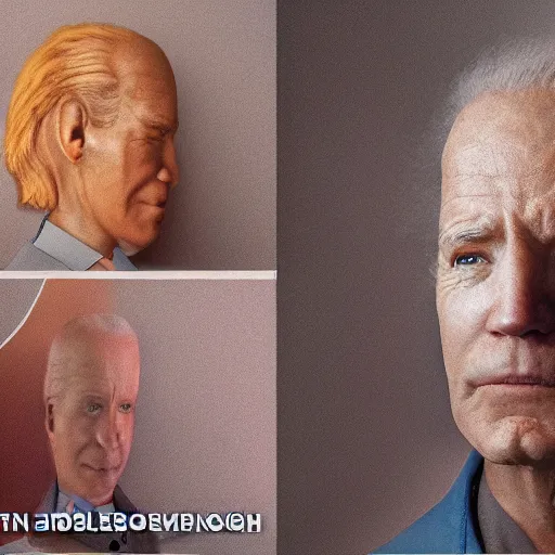 Prompt: joe biden pinhead, coneheads, dramatic lighting, ray tracing, refraction, shallow d. o. f, colour corrected, golden ratio, three point light. volumetric shadows. light rays