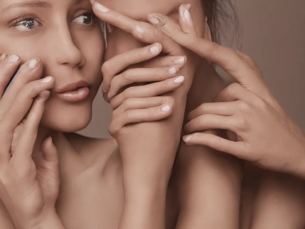 Image similar to studio catalog photography of a finely detailed woman's natural hand