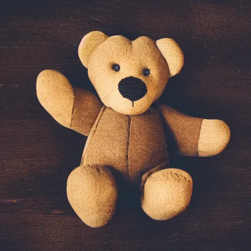 Prompt: a teddybear holding a heart