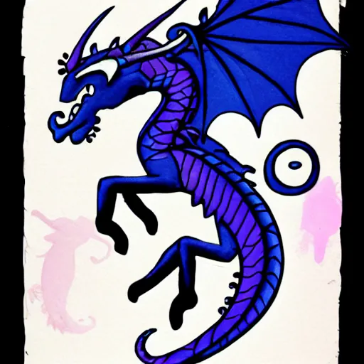 Image similar to indigo baby dragon