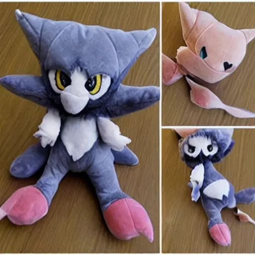 Image similar to cute fumo plush of the creature who can turn into a werewolf