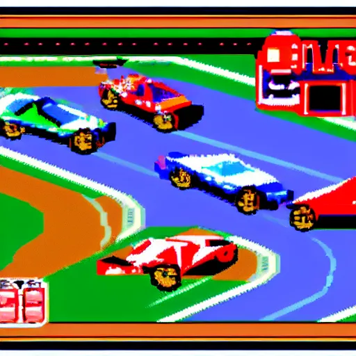 Prompt: screenshots of daytona usa 1 9 9 5