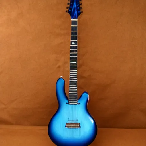 Image similar to a blue magic guitar