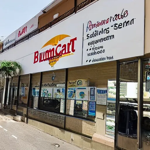 Prompt: a bumcart with amenities