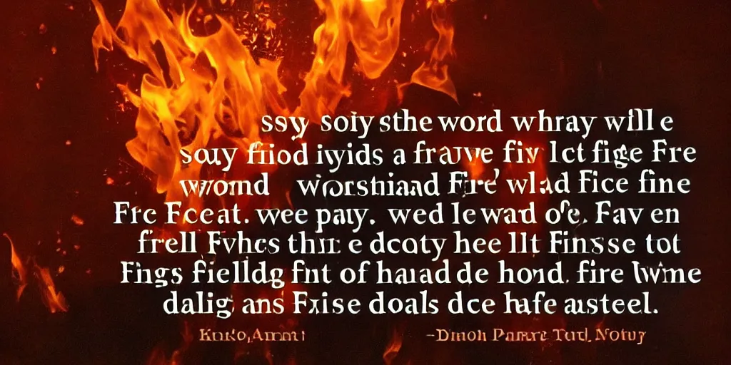 Image similar to some say the world will end in fire, some say in ice. from what i've tasted of desire i hold with those who favor fire. but if it had to perish twice, i think i know enough of hate to say that for destruction ice is also great and would suffice