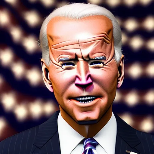 Prompt: Joe Biden third impact, unreal engine 5,