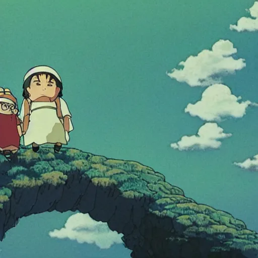 Image similar to a beautiful still from Studio Ghibli