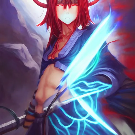 Image similar to anime portrait of Akeno Himejima as a shaman yedi using dark force to eliminate trump as an anime antagonist by Stanley Artgerm Lau, WLOP, Rossdraws, James Jean, Andrei Riabovitchev, Marc Simonetti, and Sakimichan, trending on artstation