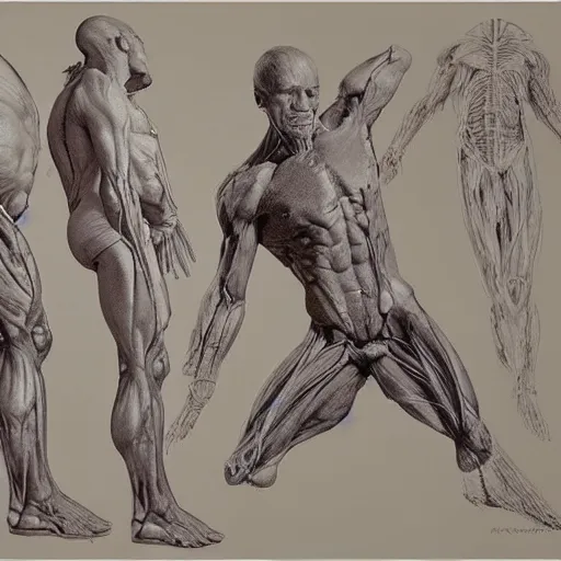 Image similar to artist anatomy sketches by George Bridgman