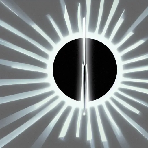 Image similar to light being poured into an eye, logo