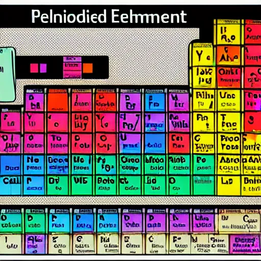 Image similar to periodic table of elements