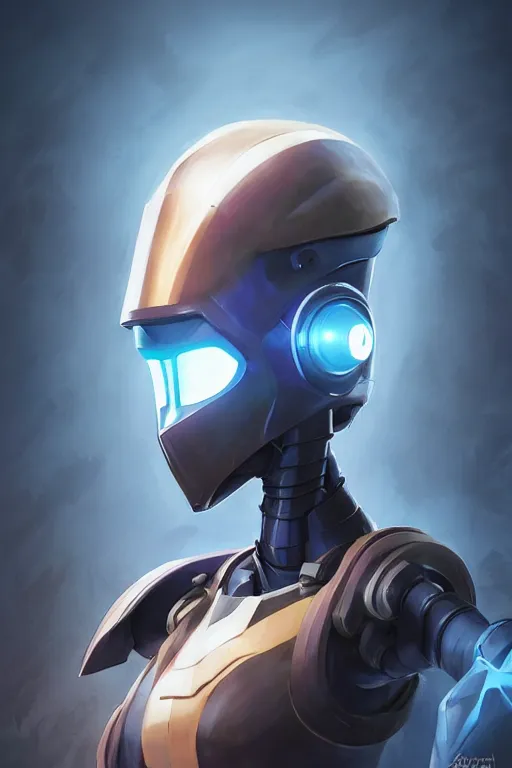 Image similar to epic mask helmet robot ninja portrait stylized as fornite style game design fanart by concept artist gervasio canda, behance hd by jesper ejsing, by rhads, makoto shinkai and lois van baarle, ilya kuvshinov, rossdraws global illumination radiating a glowing aura global illumination ray tracing hdr render in unreal engine 5