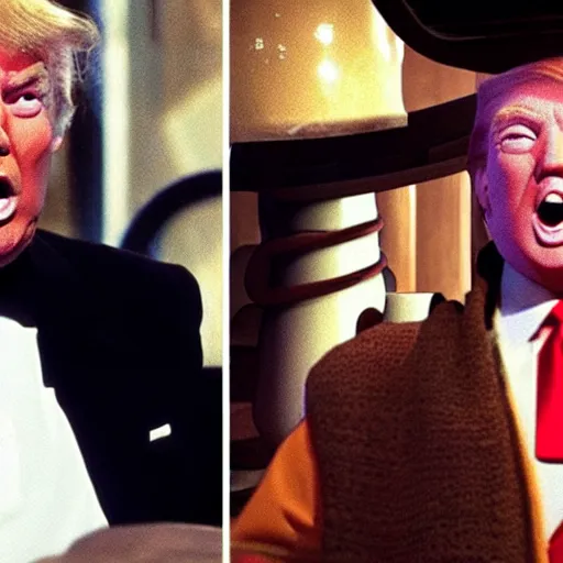 Image similar to donald trump in the cantina in star wars