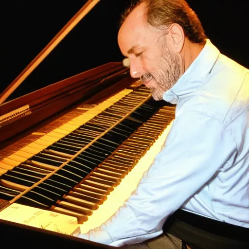 Prompt: Guy Guglietti Jazz pianist