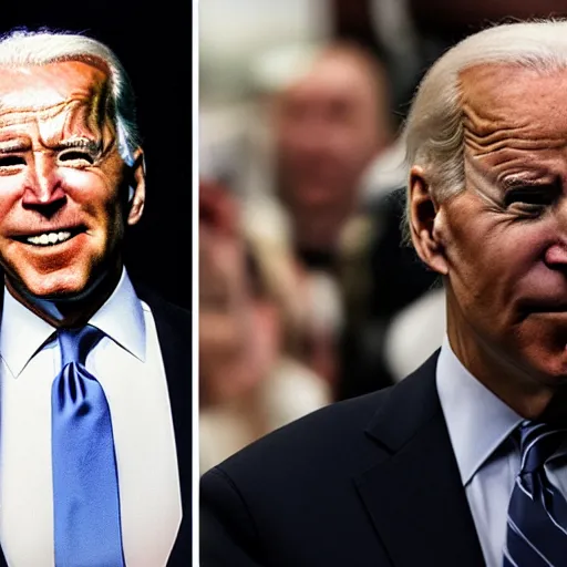 Image similar to joe biden scarface frowning