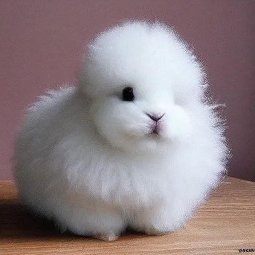 Prompt: Fluffy fluffy bunny it's so fluffy fluffy fluffy!