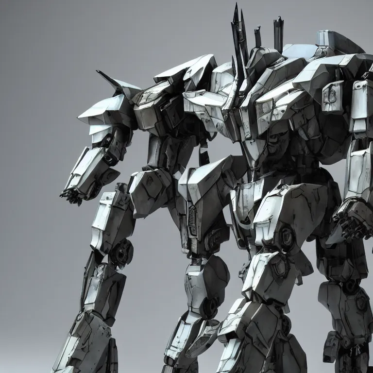 Image similar to video game play, full body armored core mecha by fujioka kenki, armored core style mecha, hyper realistic, hyper detailed, 8 k, octane render, unreal engine, ray tracing