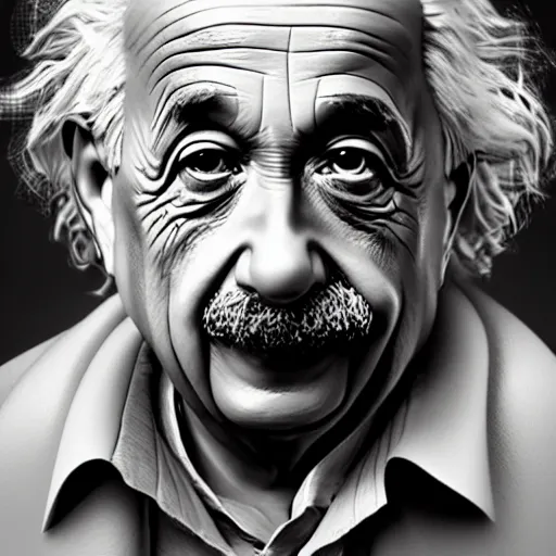 Image similar to albert einstein, made by stanley artgerm lau, wlop, rossdraws, artstation, cgsociety, concept art, cgsociety, octane render, trending on artstation, artstationhd, artstationhq, unreal engine, 4 k, 8 k