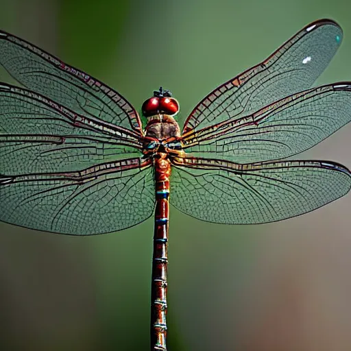 Prompt: Beautiful detailed atmospheric photo of intricate only dragonfly wings, macro photography,