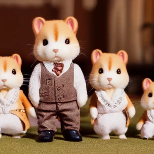 Image similar to calico critters the godfather