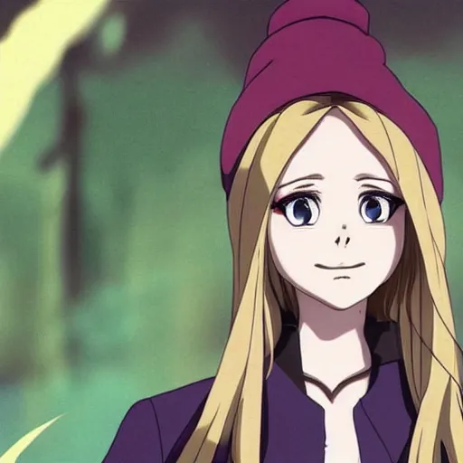 Image similar to elisabeth olsen as an anime character