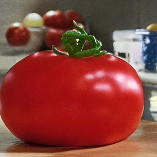 Image similar to john cena as a tomato