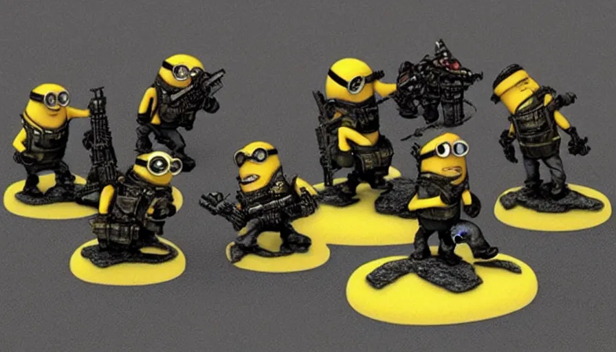 Image similar to “minions part of blackwater mercenary group”