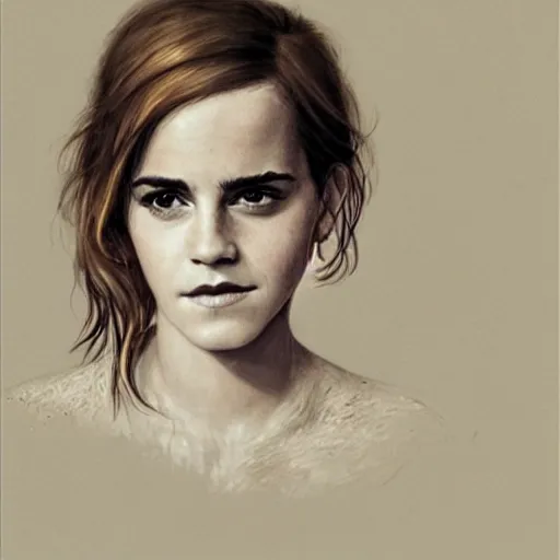 Image similar to emma watson, by jean - baptiste monge