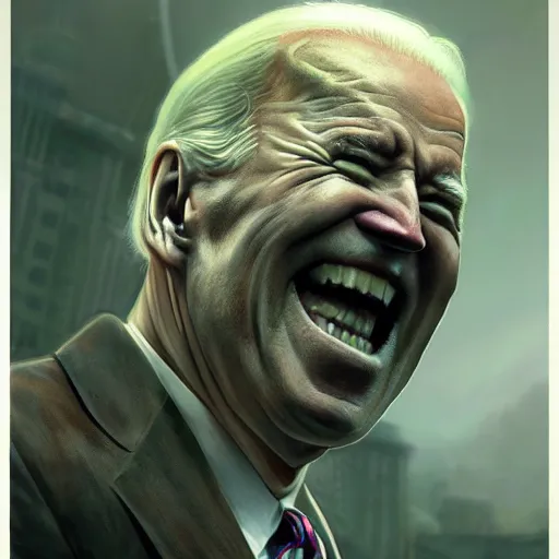 Image similar to president joe biden as reptile, reptilian eyes, conspiracy, ultra realistic, concept art, intricate details, eerie, highly detailed, photorealistic, octane render, 8 k, unreal engine. art by artgerm and greg rutkowski and alphonse mucha