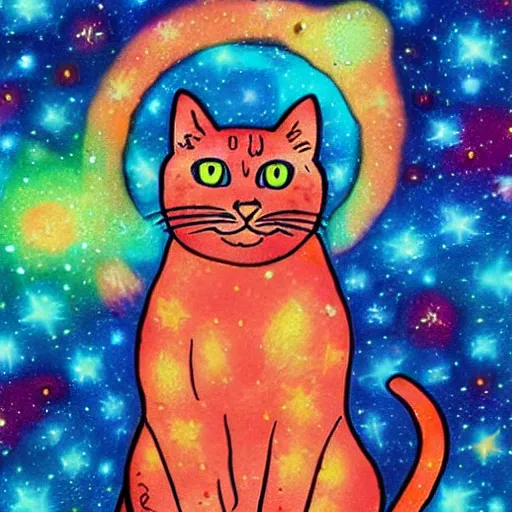 Image similar to cosmic cat
