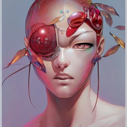 Image similar to prompt : blade character portrait soft light painted by james jean and katsuhiro otomo and erik jones, inspired by evangeleon anime, smooth face feature, intricate oil painting, high detail illustration, sharp high detail, manga and anime 1 9 9 9