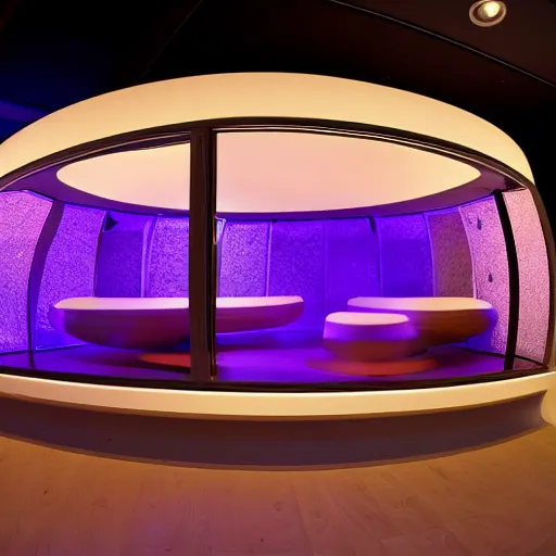 Image similar to healing pods, diverse healing pods, healing pods, from the side, floating bodies, wide wide angle, vivid, elaborate, highly detailed, beautiful lighting