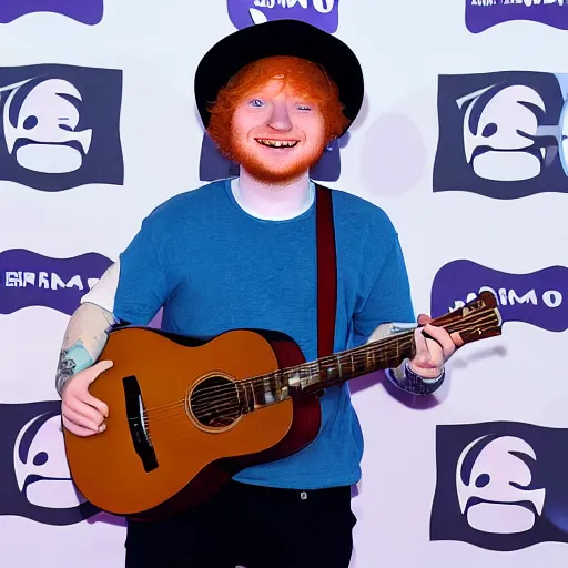 Image similar to ed sheeran turned into a Pixar character