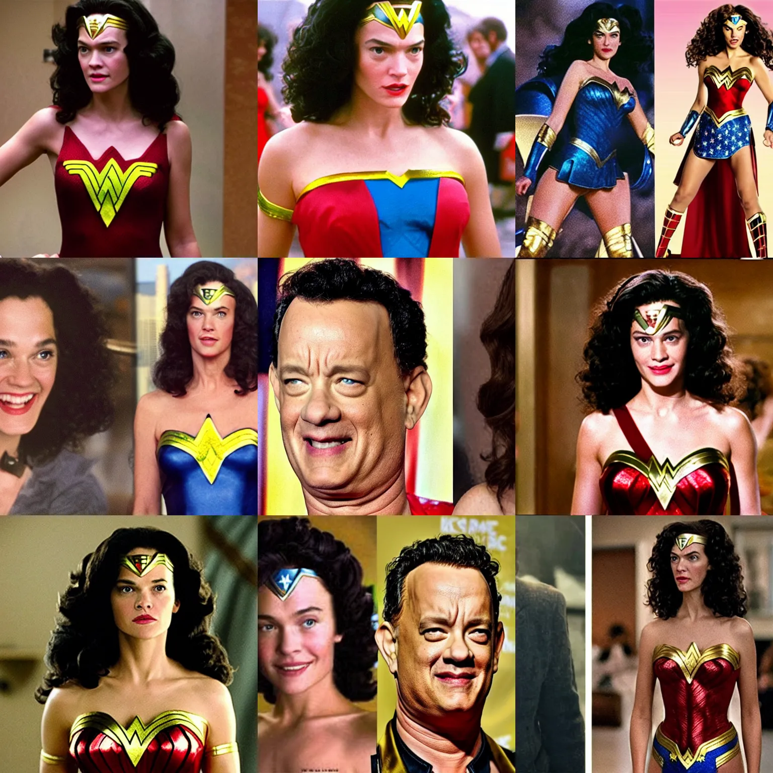 Prompt: tom hanks as wonder women