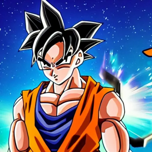 Image similar to goku in fortnite