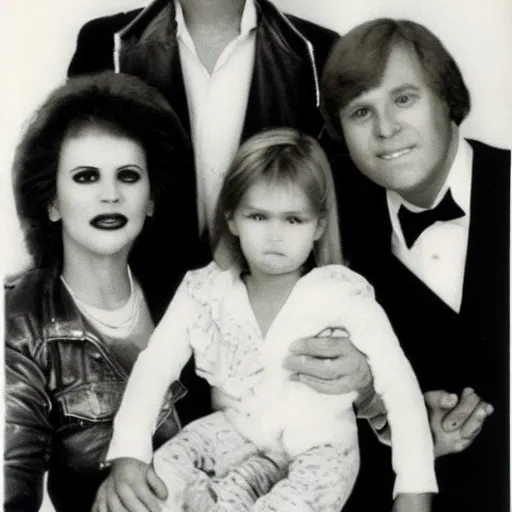 Image similar to haunted 1 9 8 0 s family portrait