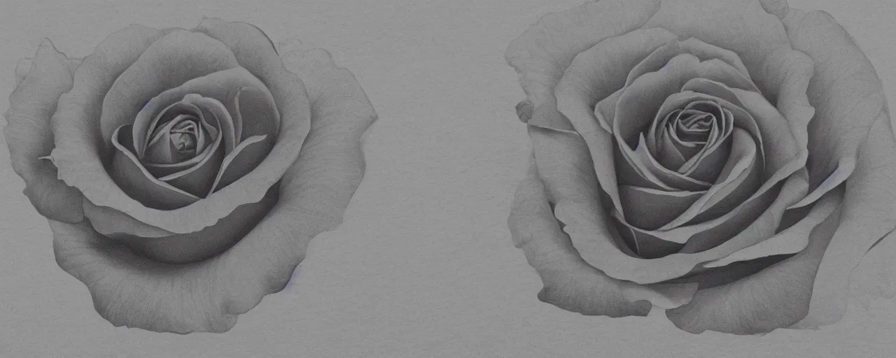 Prompt: blueprint of a rose
