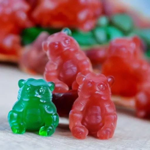 Image similar to tardigrade haribo gummy bear