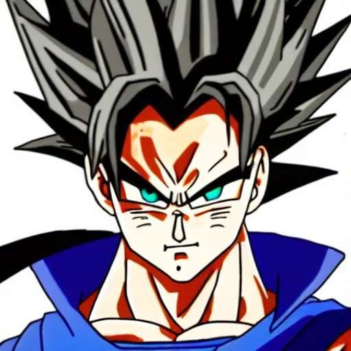 Image similar to Gogeta, Dragonball Z, Anime Style, by Toei Animation