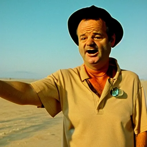 Image similar to bill murray in fear and loathing