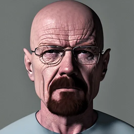 Image similar to walter white mugshot, high detail, 8 k