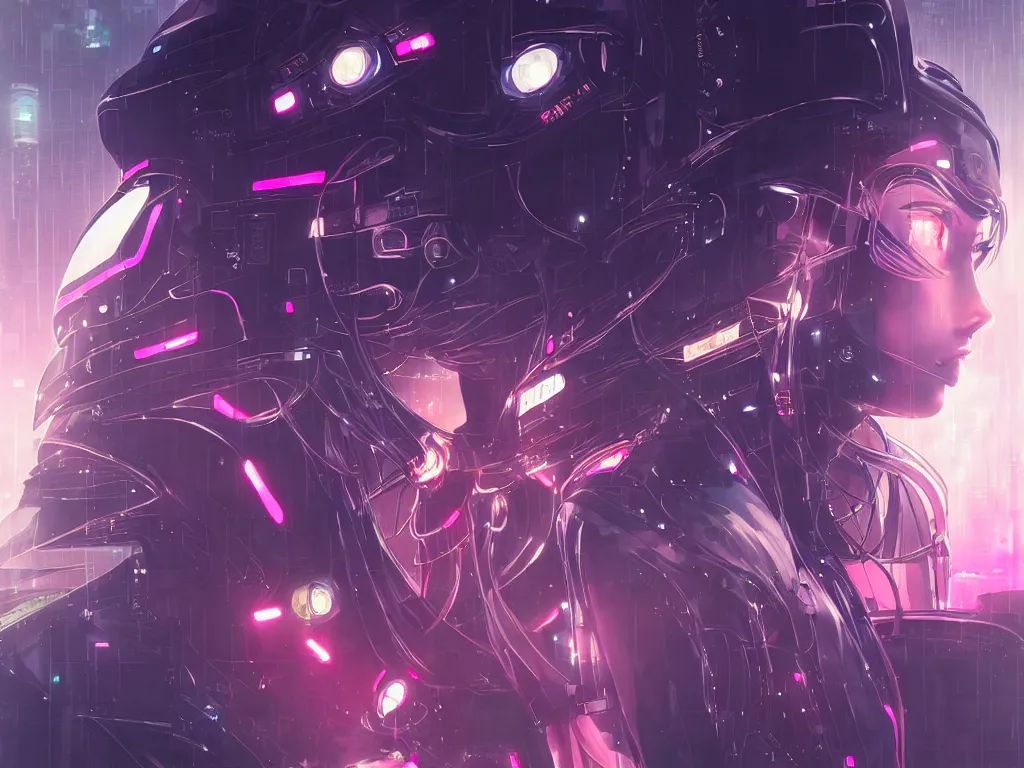 Image similar to portrait anime visual of futuristic female cyber airforce, on neon light tokyo rainy rooftop, ssci - fi and fantasy, intricate and very beautiful, human structure, concept art, sharp focus, anime illustration by nixeu and rossdraws and magali villeneuve and liya nikorov and luxearte, frostine engine