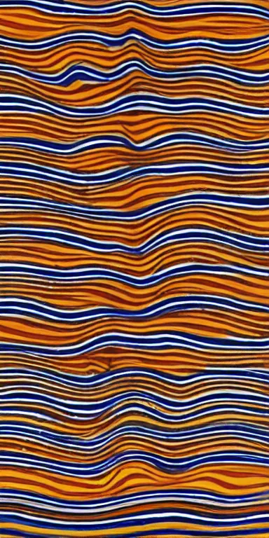 Image similar to cosmic folding in spacetime by bridget riley, by marina apollonio, spooky autumnal colours