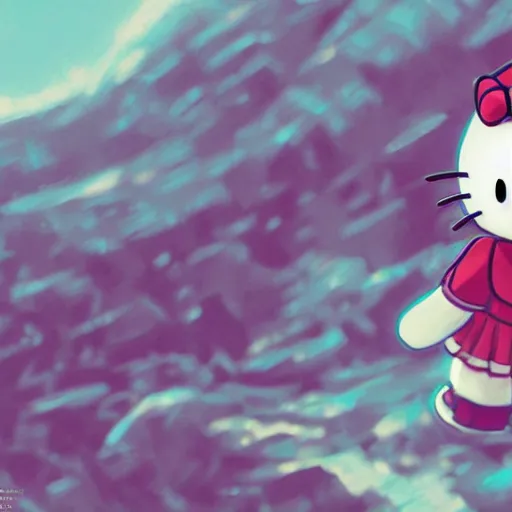 Hello Kitty Rainy Day Wallpaper - Aesthetic Hello Kitty Wallpaper 4k