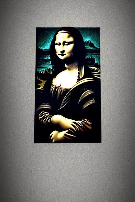 Image similar to beautiful portrait of a woman, negative no not mona lisa pose, beautiful woman, symmetry, perspective, portrait, by banksy 8 k