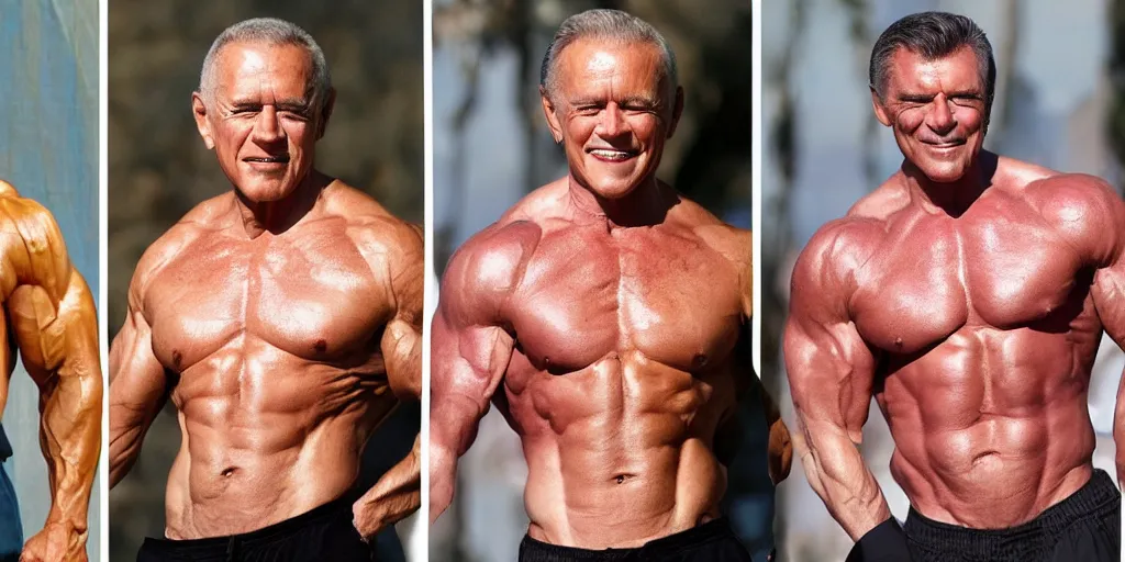 Image similar to muscular, former presidents