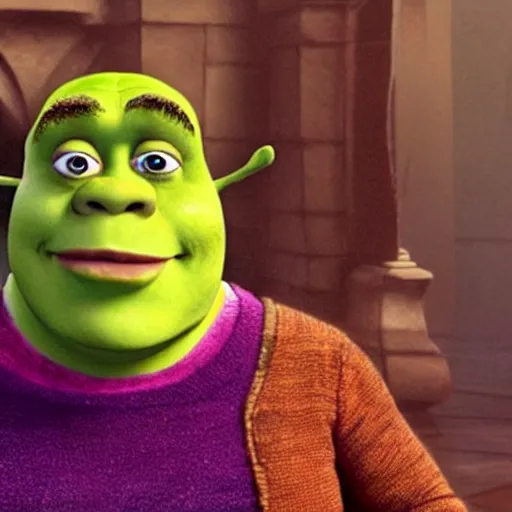 Image similar to shrek as a muppet