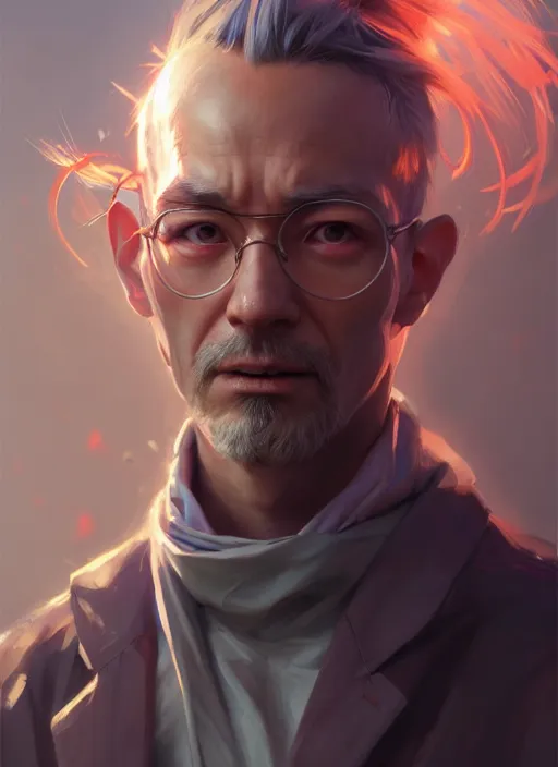 Image similar to character concept art of a dystopian doctor, key visual, realistic shaded perfect face, fine details, dystopian environment and background, by stanley artgerm lau, wlop, rossdraws, james jean, andrei riabovitchev, marc simonetti, and sakimichan, trending on artstation